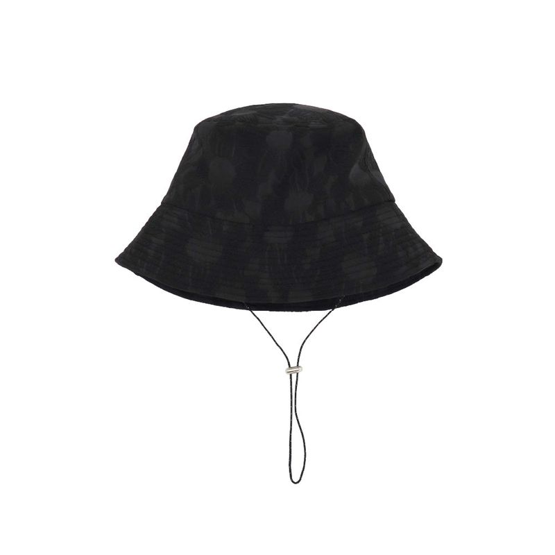 Sun Flower safari bucket hat (Black)