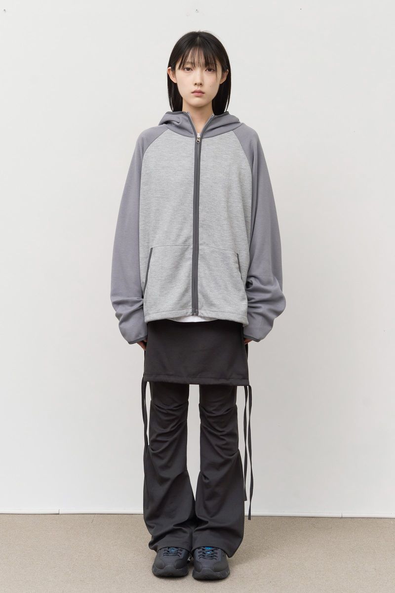Coke Raglan Hooded Zip Up