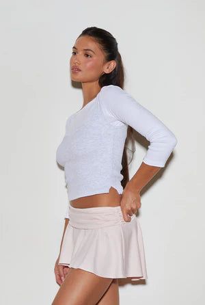 Athletic flare skirt - pink