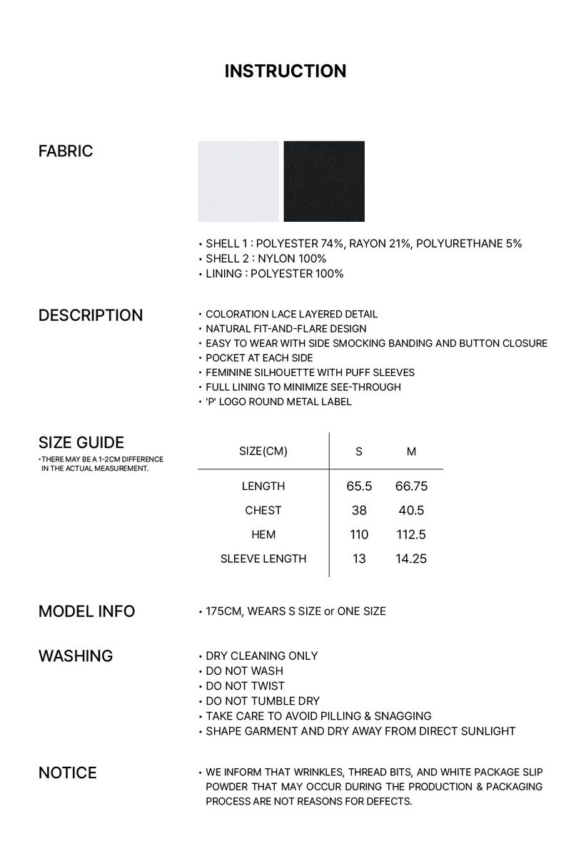 WENDY RIBBON DRESS black