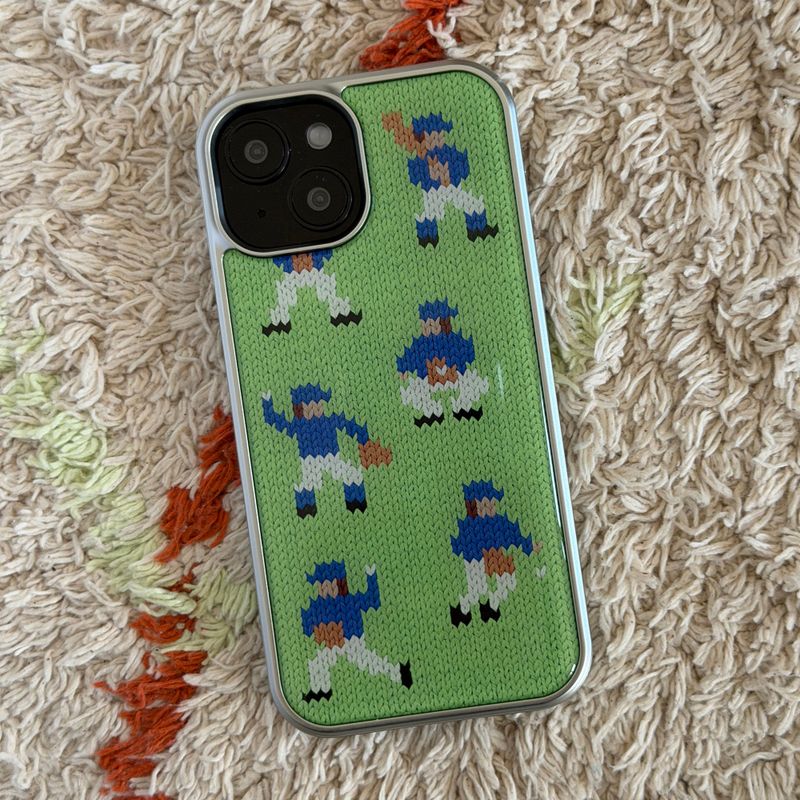 DELPHIN(デルフィン)の「BASEBALL EPOXY CASE _ BLUE(Smartphone Accessories)」