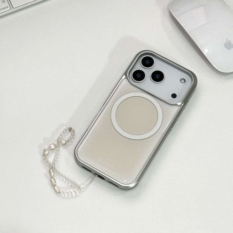 yellow silver MagSafe bumper case