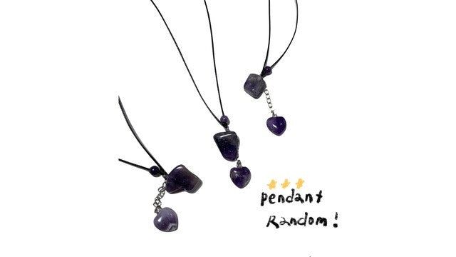 Natural LOVE stone (purple)
