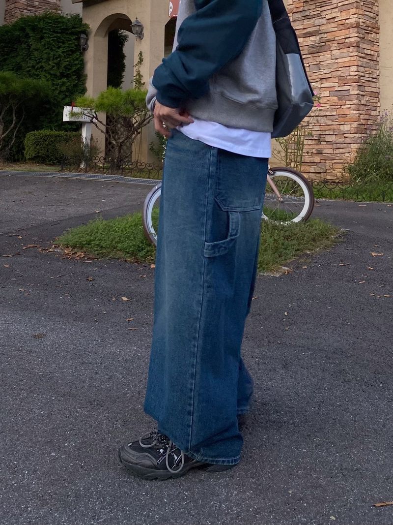 Skipper Balloon Carpenter Denim Pants 2C