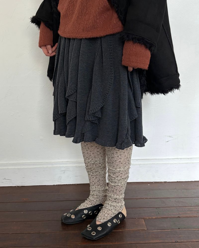 Ripple Knit Skirt