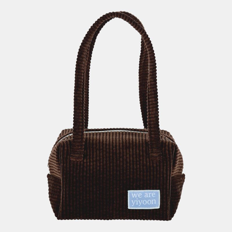 we are yiyoon（ウィアーイユン）の「Handy pouch (corduroy cacao)（Bags）」