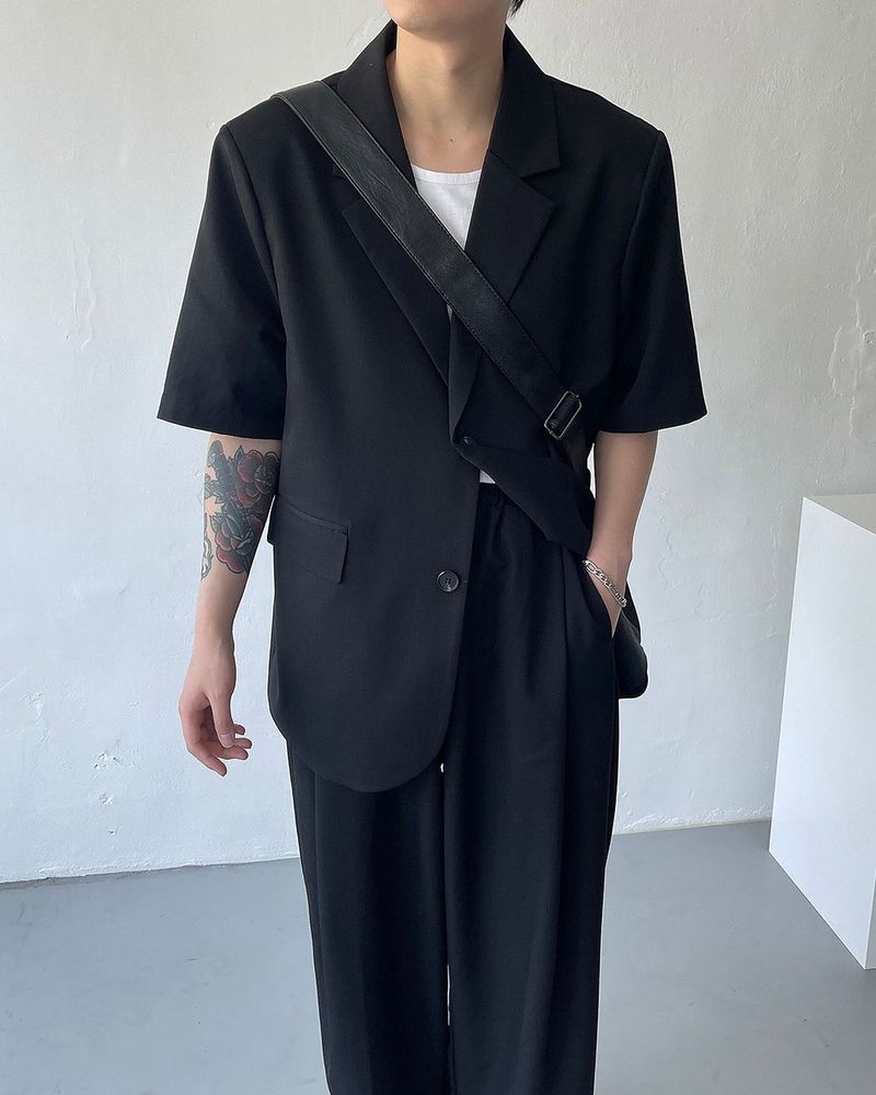 OW Two Button Short-Sleeved Jacket (Set - Up