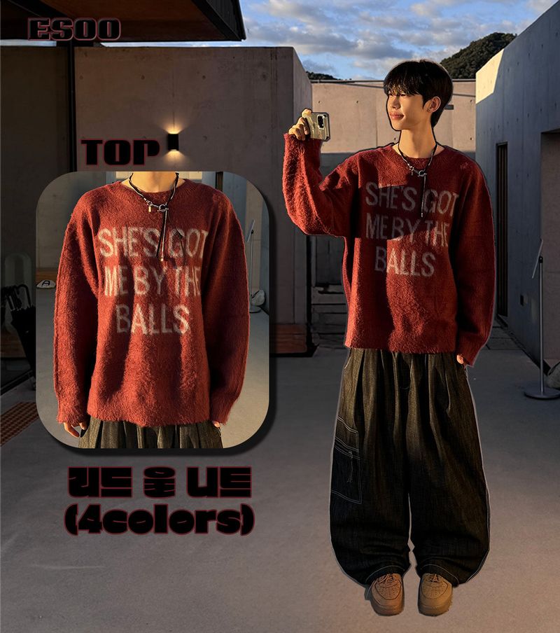 ESOO（イス）の「Reed Wool Knit (4 colors)（Tops）」