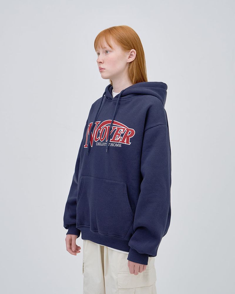 SWING LOGO HOODIE - NAVY