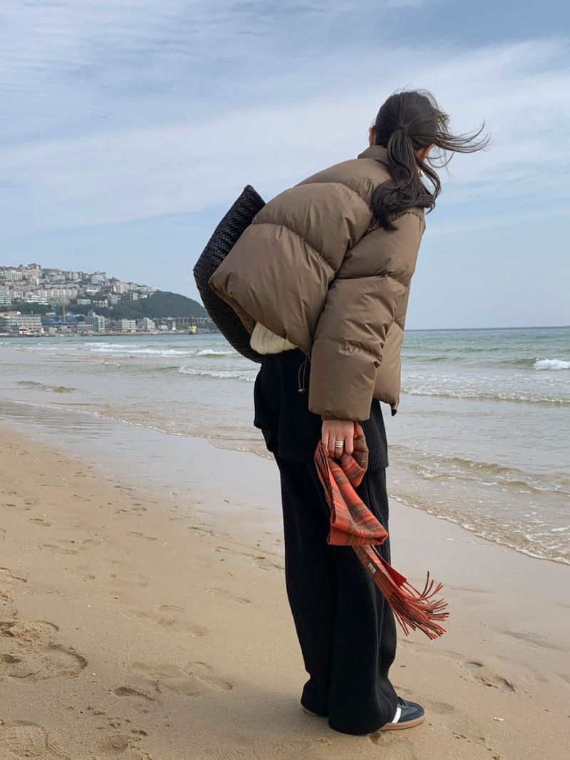 Monbe Duck Down Short Padded Jacket