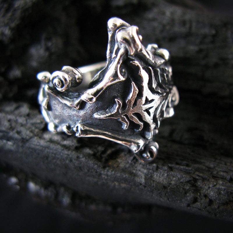 Z-Grimoire silver ring