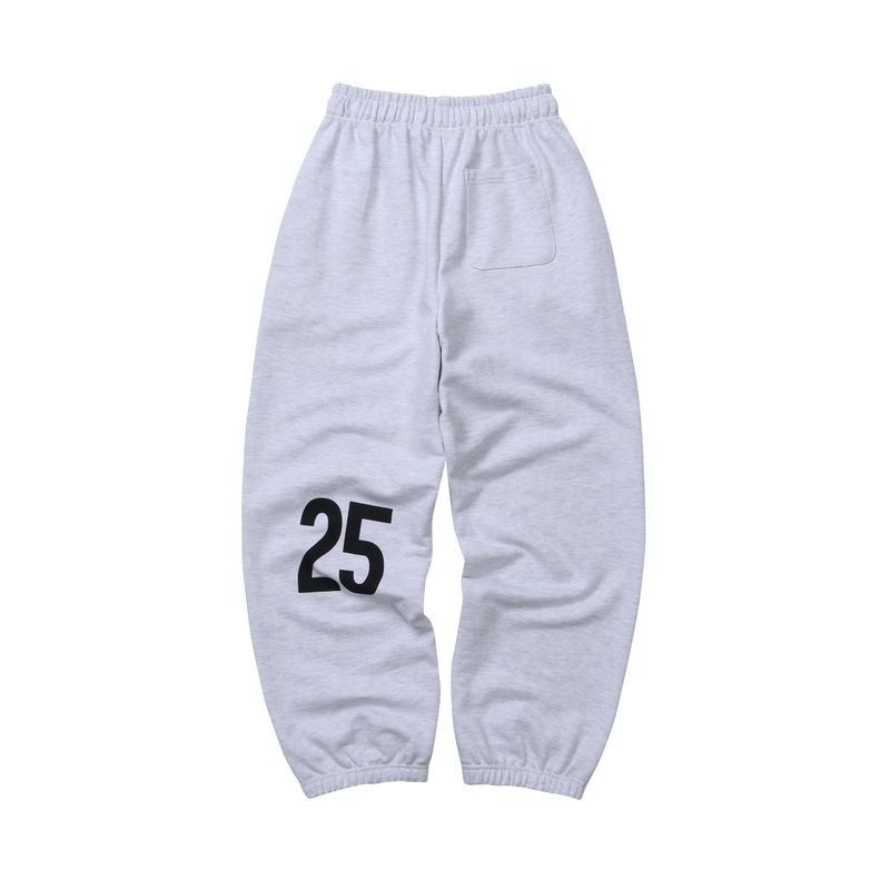 Weekend warrior typography printing long pants (Melange)