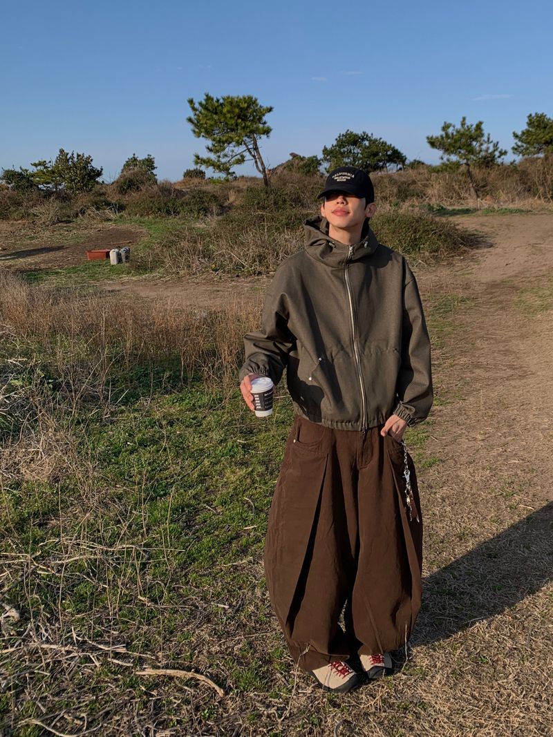 Overcast Hood Cropped Jumper (3 Colors)