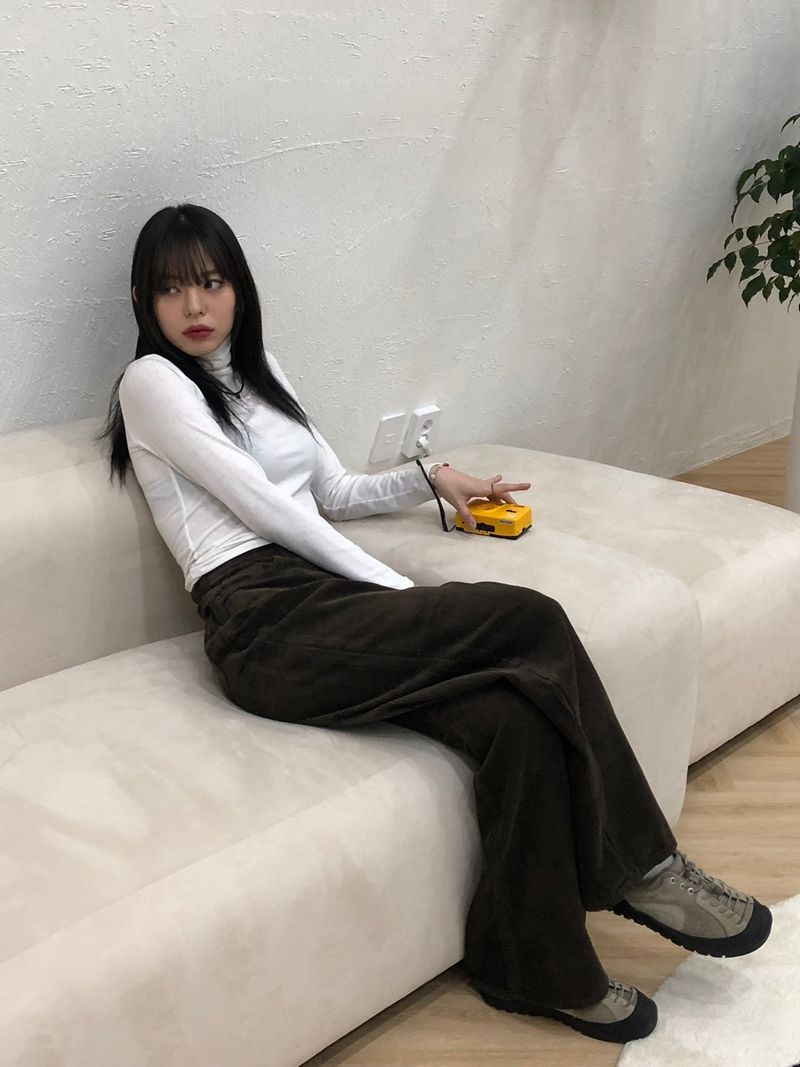 Calia wide corduroy pants