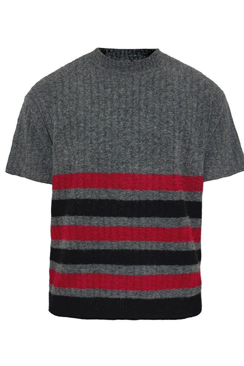 JCAESAR(ジュリウス・シーザー)の「Striped Knit Tee(Tops)」