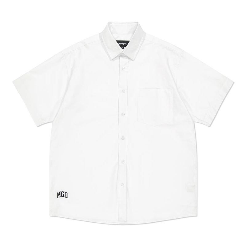 mahagrid(マハグリッド)の「MGD OXFORD HALF SLEEVE SHIRTS(Tops)」