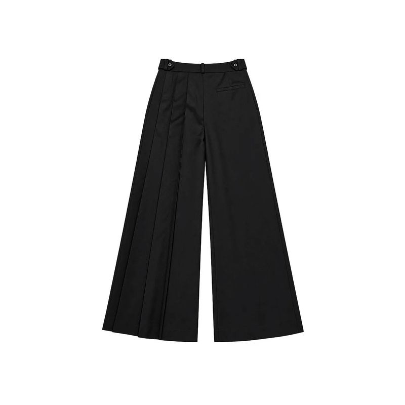 PLEATED WIDE PANTS