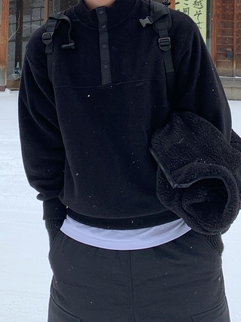 Nell pullover fleece sweatshirt