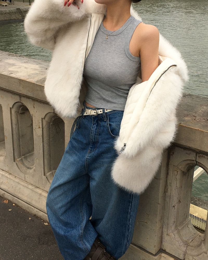 [ORIGINAL] Shelter Color Fur Jacket