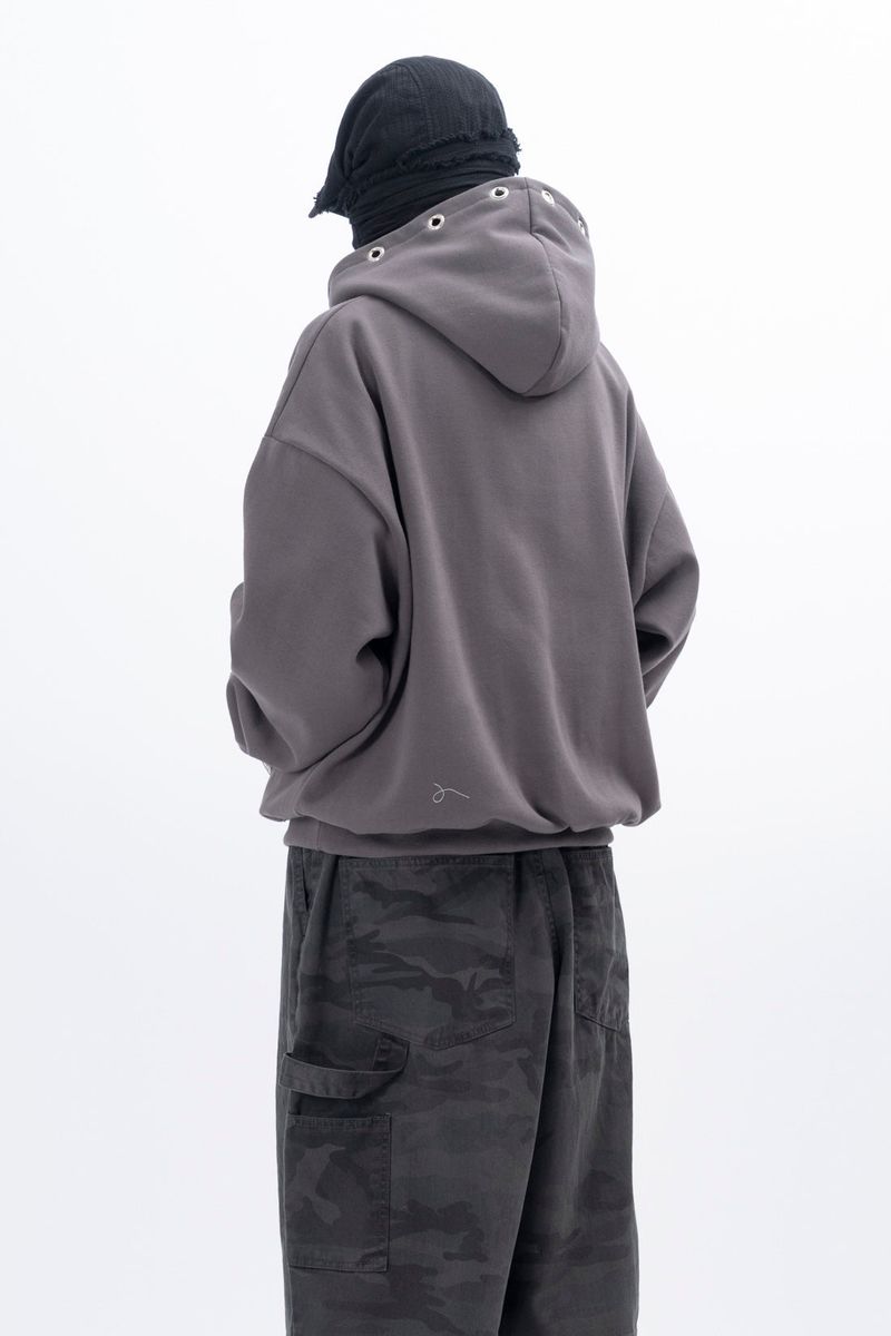 Maaad Eyelet Fleece Hoodie
