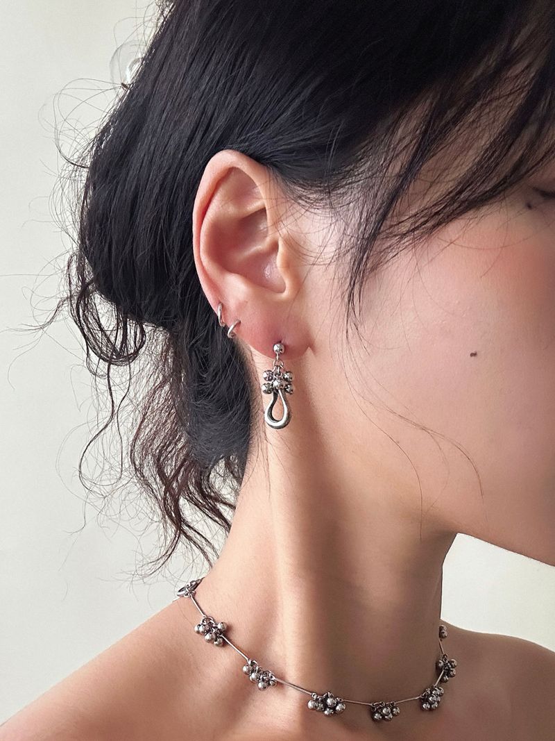 Dewdrop Loop Earring