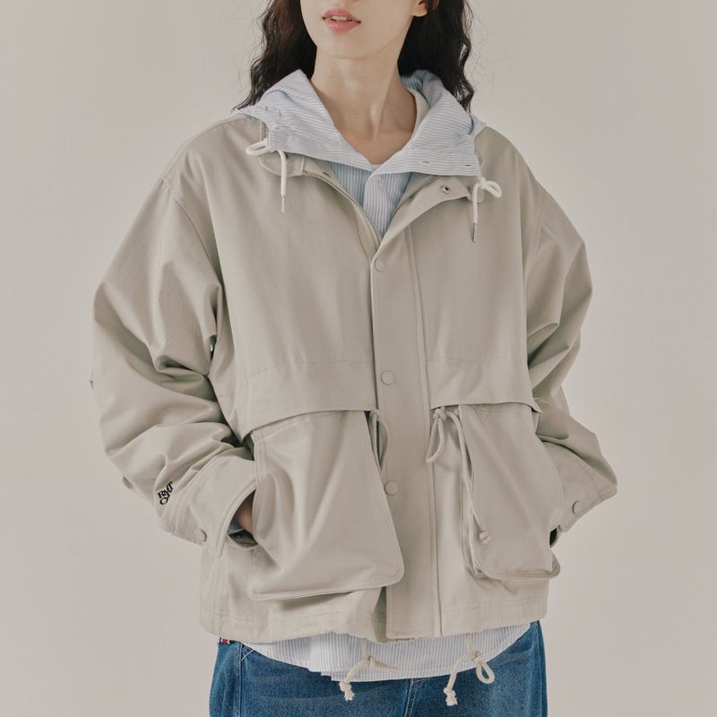 ROMANTIC CROWN（ロマンティッククラウン）の「SQUARE POCKET FIELD JACKET_GREY（Jackets/Outerwear）」