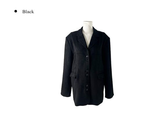 [MADE] Molded Suede Button Jacket