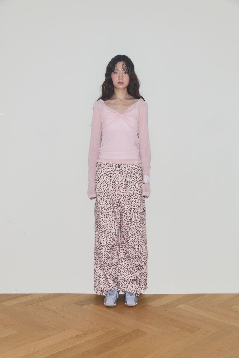 SHERRY RIBBON VELVET TOP (PINK)