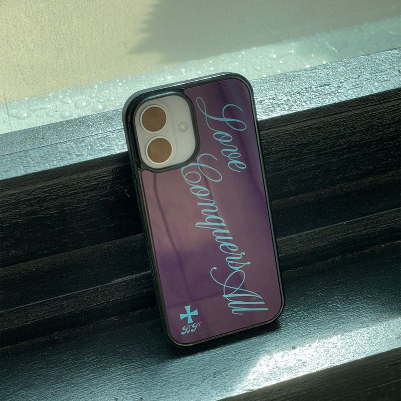 Love All glass case (purple)