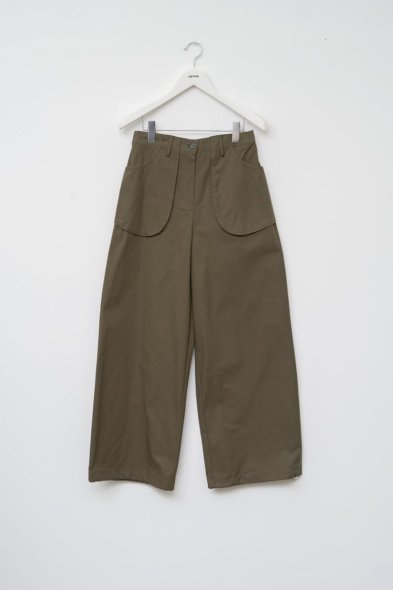 (W) Kros Curved Pocket Pants (3color)