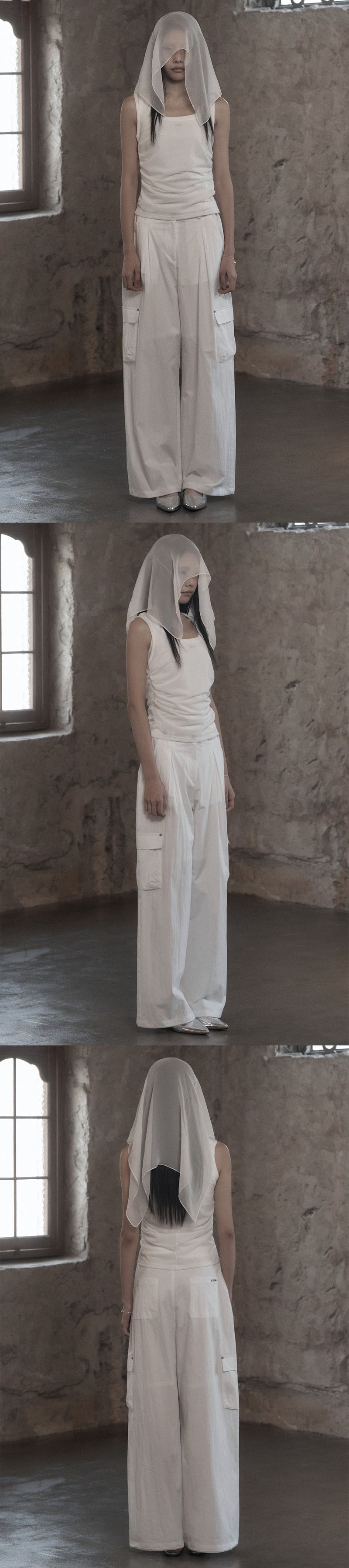 [mnem] Mesh Layered Tank (white)