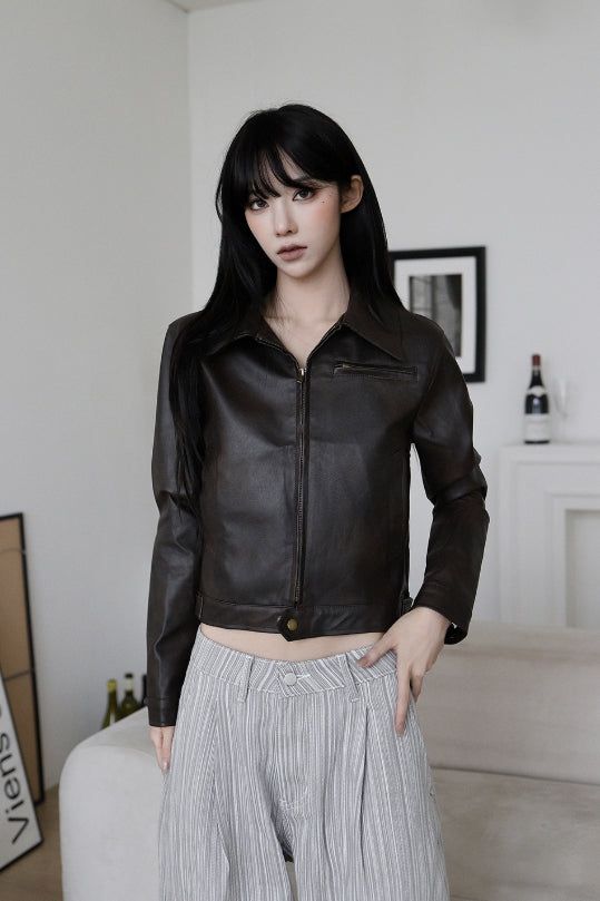 EEUN(イウン)の「Routine Leather Mood Jacket(Jackets/Outerwear)」
