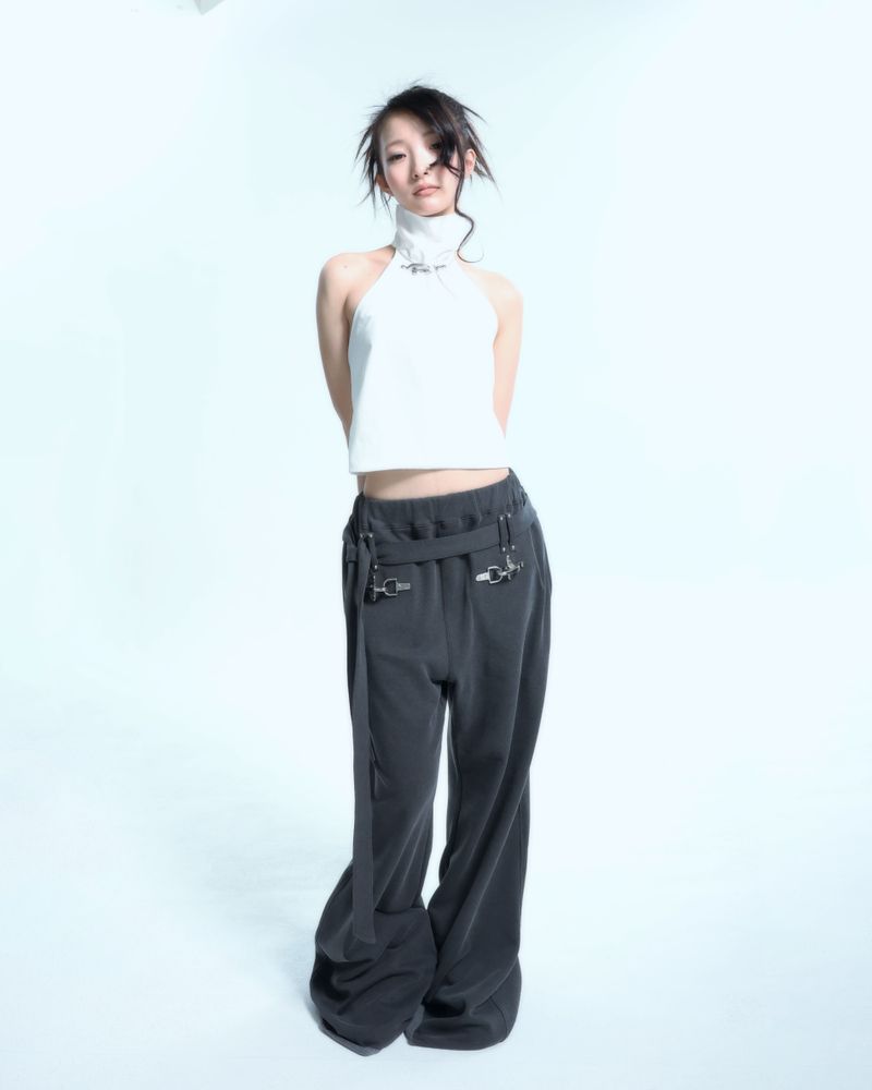Buckle Sweatpants - Pigment Black