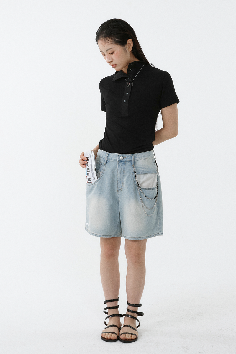 SOFT TENCEL HIGH-NECK TOP_BLACK