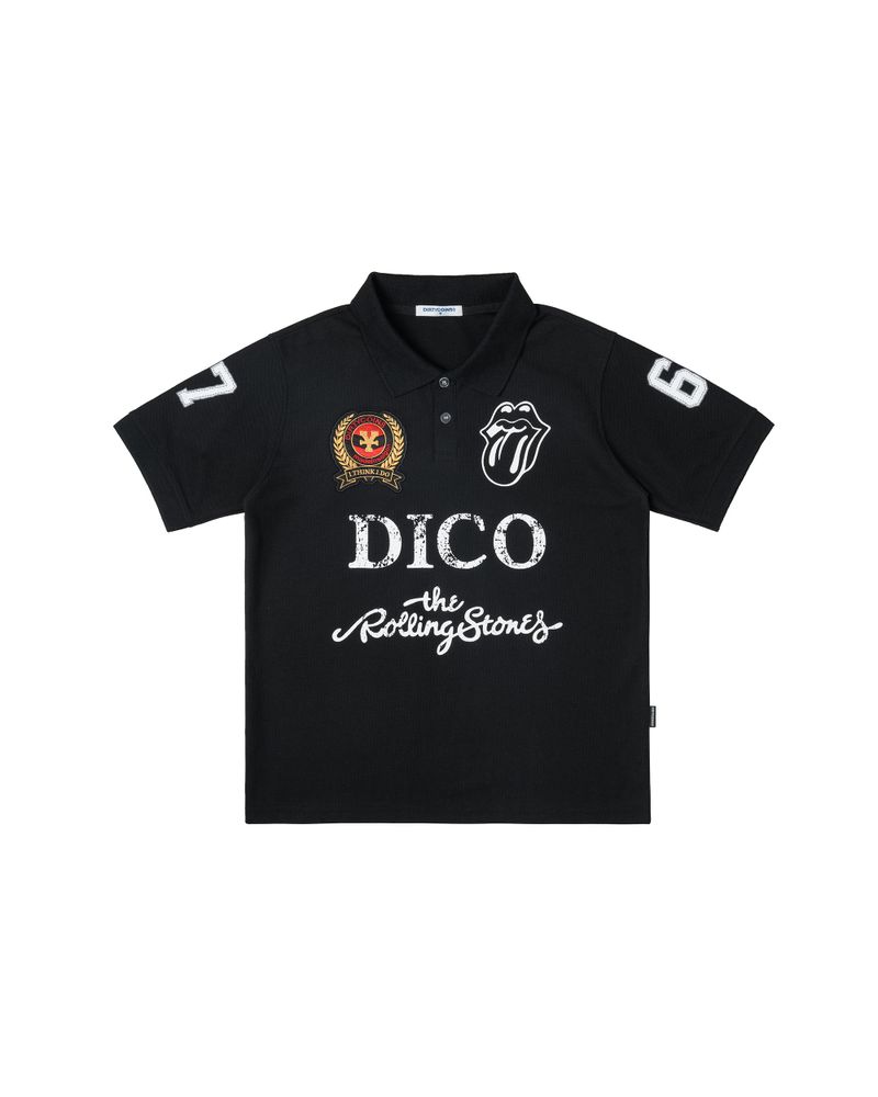 DirtyCoins（ダーティーコインズ）の「DC x The Rolling Stones Classic Patches Polo Black（Tops）」