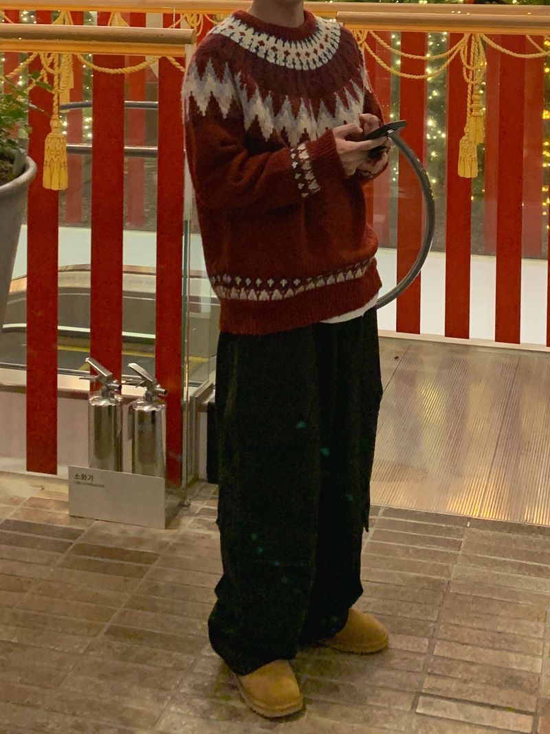 Melt Nordic Hair Knit