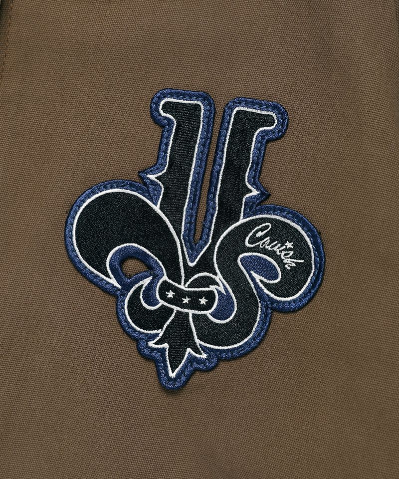 WASHED PATCHWORK JACKET BROWN(CV2EFUB931A)
