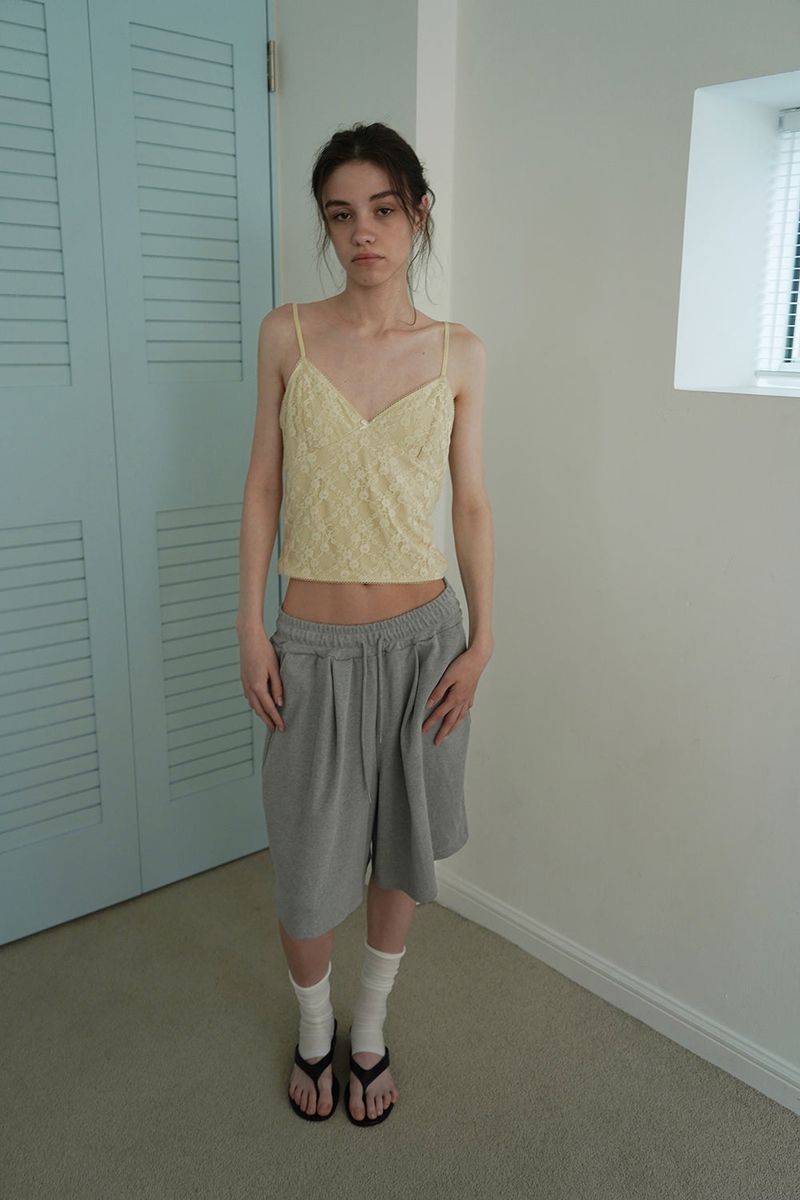 Lace slim sleeveless