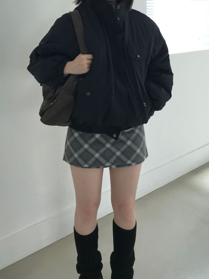 Bender High-Neck Padded Jumper (2 colors)