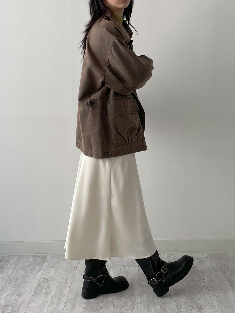 [unisex] Vintage Work Overfit Half Jacket