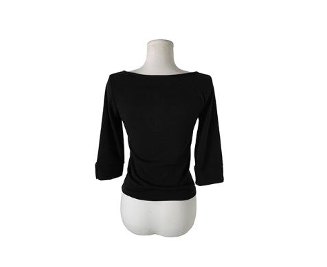 26SS★ [MADE] Oeun Round Button Three Quarter Sleeve T-Shirt