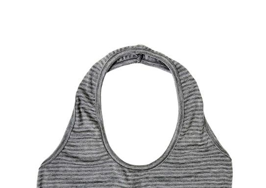 Choa Stripe Halter Sleeveless
