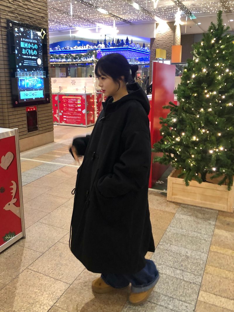 (quilted beam)Miyuki long hood duffle coat