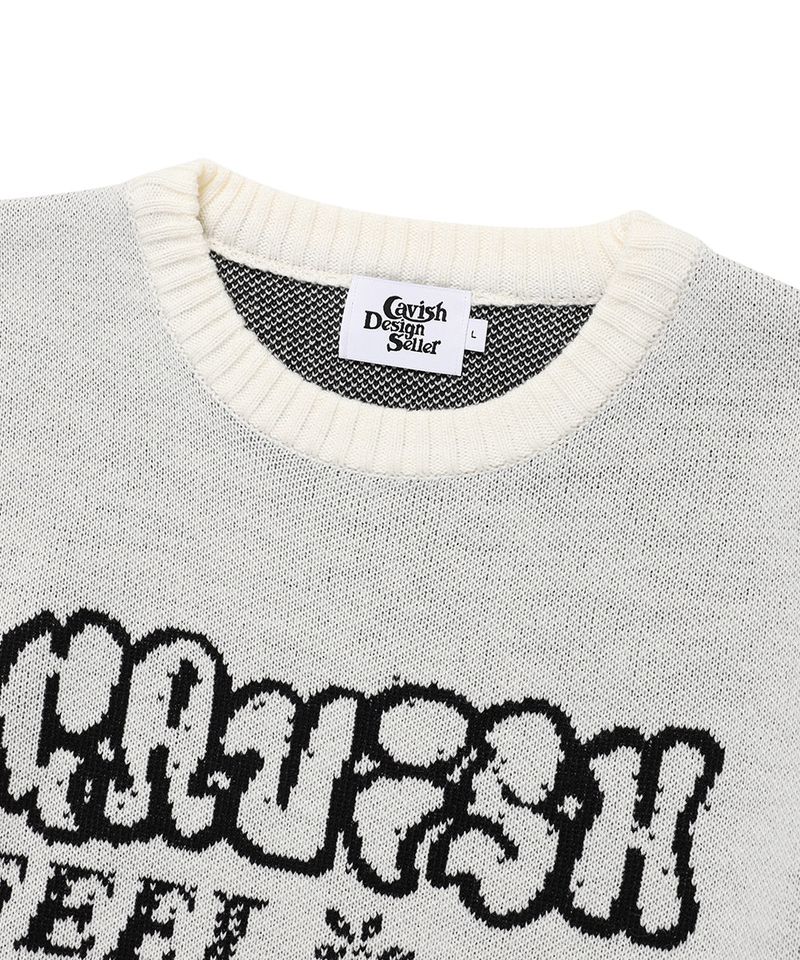 MEGA CYCLONE KNIT SWEATER IVORY(CV2EFUK601A)