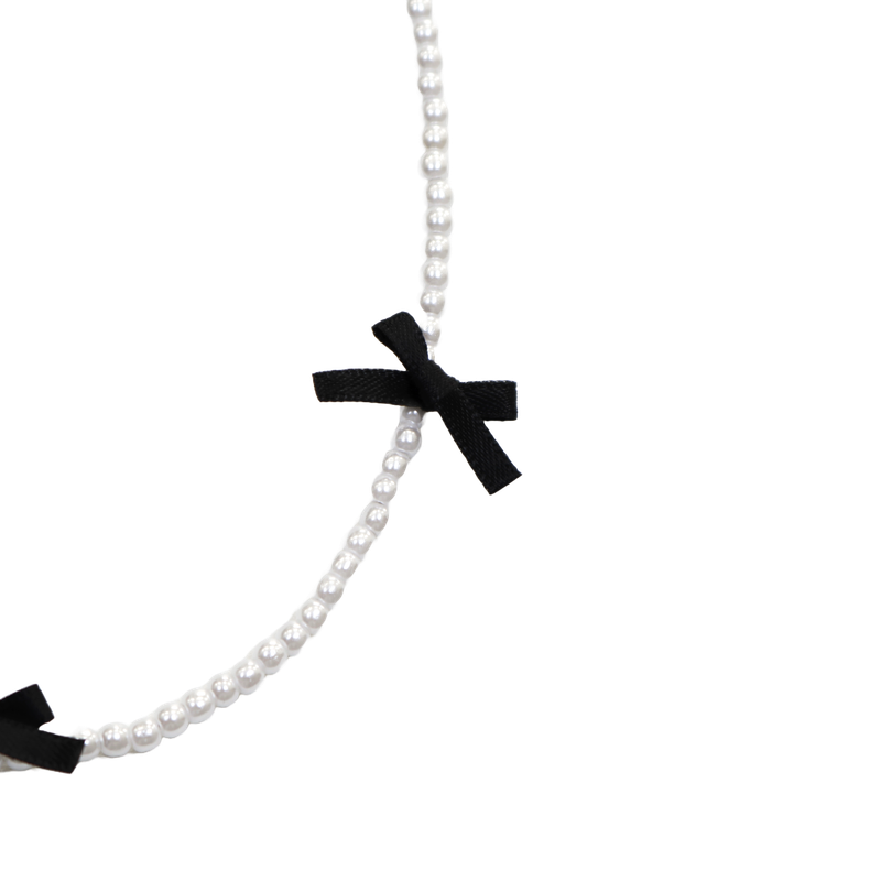 RIBBON CHOKER NECKLACE (3 COLORS)