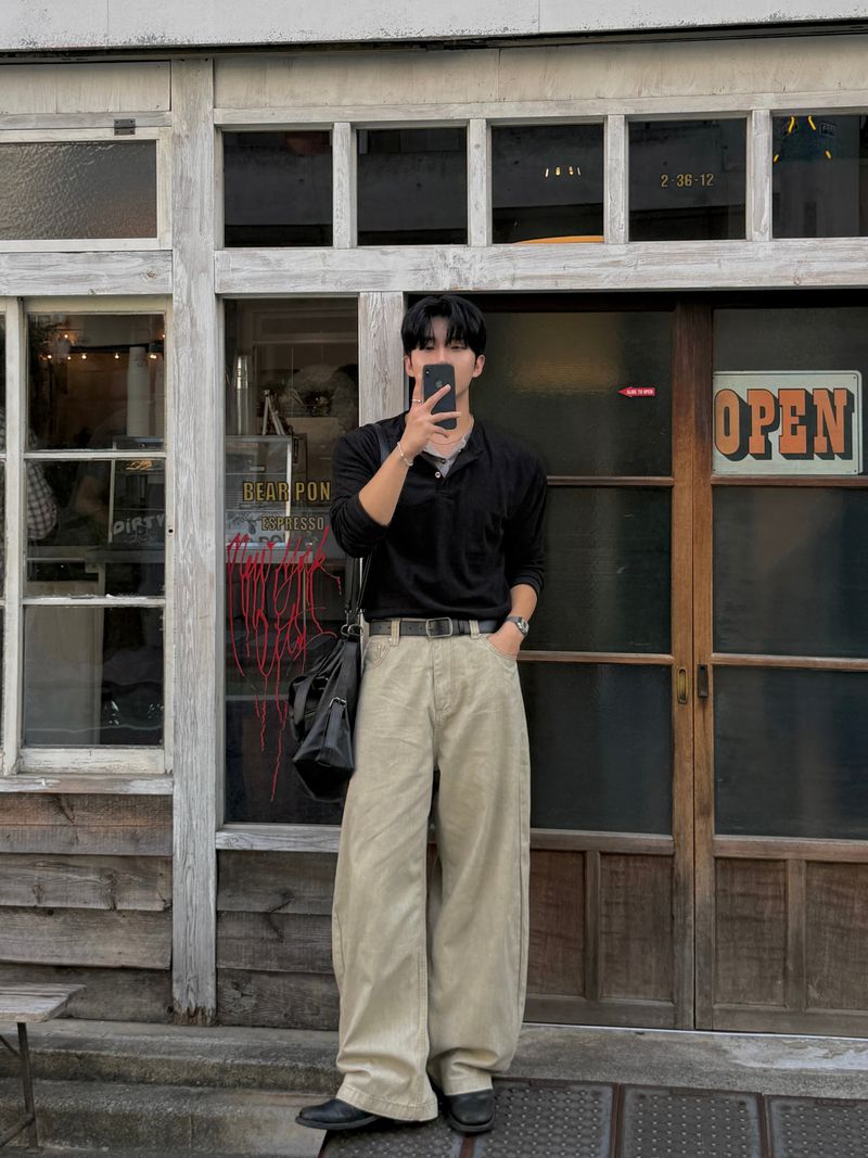 Baki herringbone balloon pants