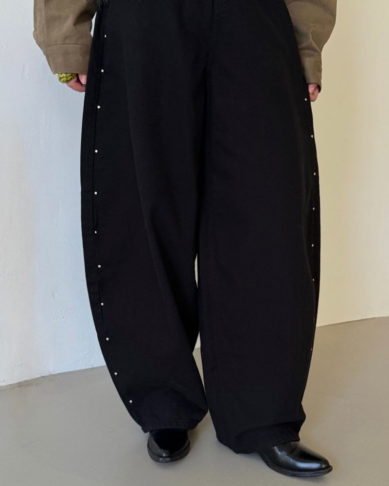 Side Stud Balloon Pants