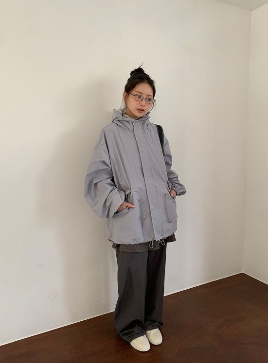 [unisex] Homeper Hood Over Bomber Jacket