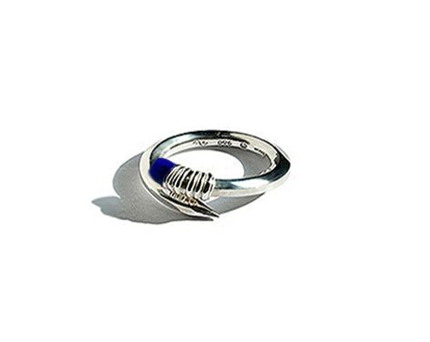 Linning Ring Silver lapis lazuli
