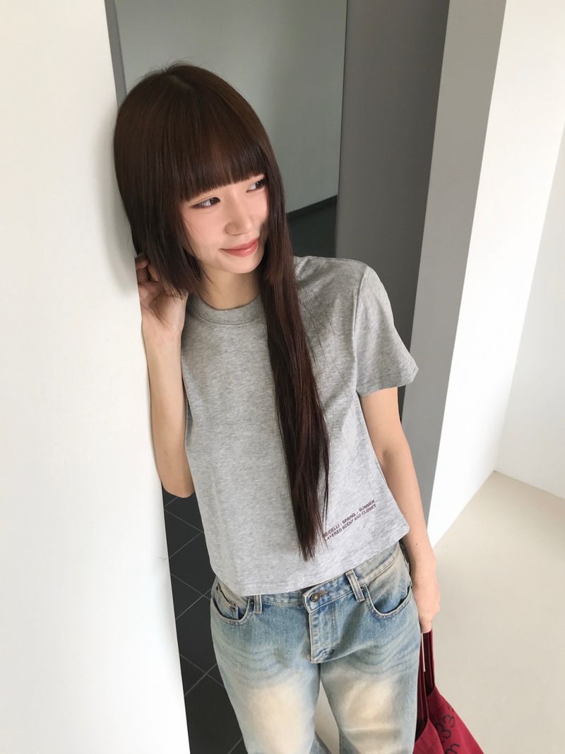 [ORIGINAL] Face Round Short-Sleeve T-Shirt
